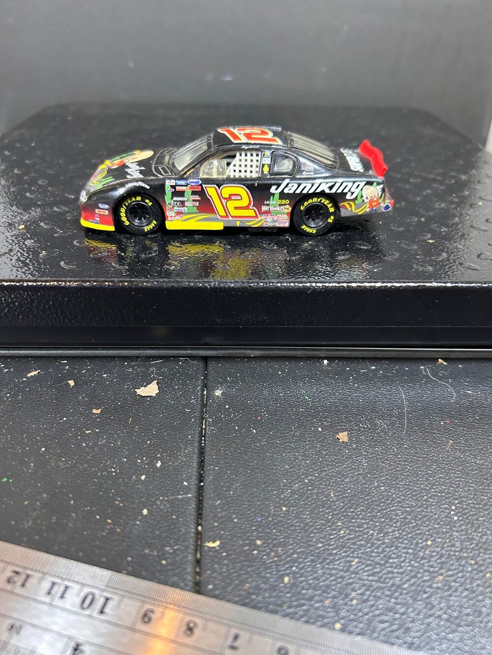 Diecast car of Kerry Earnhardt's #12 Jani-King/Looney Tunes 2002 Monte Carlo.